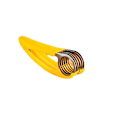 Miniatyrbillede 1 af 4: Bananslicer - ABS, Stålringe Saks Style Cutter, Frugter, Grøntsager, Pølse, Jordbær, Agurk, Peber, Gul