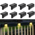 8-pack solcellsdrivna trappbelysningar - Solcellsdriven belysning för trappor och räcken