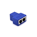 Pikkukuva 3 / 3: 1st Cat6 RJ45 8p8c -liitin kaksois-RJ45-jakajaan Verkko Ethernet -laastarijohdon sovitin