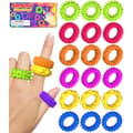Fidget Toys Sensoriska Ringar för Barn: 18-pack Fidget R- Sensoriska Leksaker för Barn med Autism - Tyst Ångestlindring i Bulk för Klassrumspris