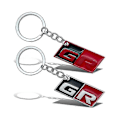Miniatyrbillede 3 af 5: 1 stk. Metal Nøglering Bil Nøglering Gr Sport Logo Nøglering Til Toyota Corolla Rav4 Camry Yaris C-hr Rz Rc Rs Prius Tilbehør NO.2 matte