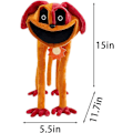 Pikkukuva 2 / 5: Hymyilevät Critters -pehmolelu, 15 tuuman söpö dogday-pehmolelu, hymyilevät critters dogday-pehmolelu, pääsiäis- ja syntymäpäivälahjat pojille, tytöille ja pelifaneille