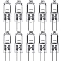 Miniatyrbillede 1 af 6: G4 Halogen Pære 20W 12V Klar Kapsel 2 Pin Pære Halogen Pære Sockel Varm Hvid Dæmpbar 10 Pakke 20 Watts