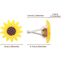 Pikkukuva 5 / 5: Auton tuoksupalikka - Auringonkukka-kuvio - Täydellinen lahja - Girasole -
