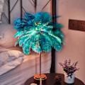 Miniatyrbillede 1 af 5: Fjeder Bordlampe Natlampe Batteridrevet LED Bordlampe Til Soveværelse Stue Fest Bryllup Midtpunkt Jul Valentinsdag BU