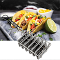Miniatyrbillede 2 af 5: Taco Fritterkurv, Taco Skalk Fritter, Holder 6 Skaller Dybfritter Taco Holdere Kurv Med Greb