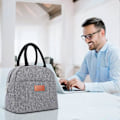 Miniatyrbillede 3 af 3: Frokosttaske Tote Taske Frokosttaske til Kvinder Madkasse Isoleret Frokostbeholder style1018