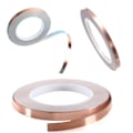 Miniatyrbilde 1 av 2: Kobbertape mot snegler - 10 mm bredde - 20 m rull kobber