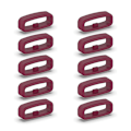 Pikkukuva 1 / 5: Rannekellahtimen Pidike Silikoninen Kiinnitinrengas 18mm/20mm/22mm Vyölenkit Red 20MM