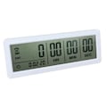 Miniatyrbilde 1 av 5: Digital 999 Dagers Nedtellingstimer Display Klokker for Pensjon Ferie White