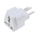Miniatyrbilde 1 av 5: Universal UK/US/EU til Sveitsisk Sveits AC Strømplugg Reiseadapter Konvertere White