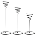 Miniatyrbilde 2 av 3: 3 stk. Planteutstillingsstativer Tillandsia-utstillingsholdere Spiralblomsterstativer Luftplanteholdere