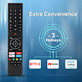 Miniatyrbilde 2 av 5: Universal fjernkontroll kjent som Bush TV fjernkontroll erstatning for Luxor/Polaroid/Digihome/Finlux/Celcus/Hitachi/Bush/Logik