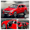 Pikkukuva 1 / 5: 1:32 GLC400 SUV GLC Metalliseosautomalli Ääni- ja valoominaisuuksilla Vedettävä Lasten Lelu Keräilyesineet Syntymäpäivälahja Leluautot Red