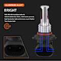 Miniatyrbillede 3 af 5: 2X 9005 HB3 LED Forlygte sæt HB3 80W 8000LM Høj/lav stråle 6000K Hvid Pære