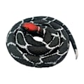 Miniatyrbillede 1 af 5: Realistsik Fake Slange Legetøj Blød Gummi Slange Figur Have Slange Scare Fugle og Egern, Python Action Model Slange Legetøj Figurer Stress Relief Legetøj Black