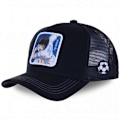 Miniatyrbilde 3 av 5: Høykvalitets Anime Tegneserie Merke Snapback Caps Bomulls Baseball Caps Menn Kvinner Hip Hop Pappa Mesh Hatt Trucker Dropshipping SUPER SAIYAN NAVY