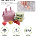 Pikkukuva 3 / 4: Eristetty lounaslaukku Yksinkertainen Bento-jäähdytinlaukku Lounas (Pinkki)