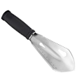 Miniatyrbilde 1 av 5: Multifunksjonell Mini Hagespade Ergonomisk Grepshåndtak Bærbar Liten Håndspade Havgraving Jord Hjemmeplanteverktøy silver