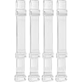 Miniatyrbillede 1 af 5: Usynlige bh-stropper 4-pak 10 mm brede Transparente