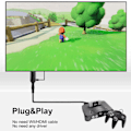 Miniatyrbild 5 av 5: För Nintendo Gamecube Super NES / SNES N64 Till HDMI Adapter Konverteringskabel