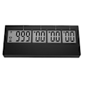 Miniatyrbilde 1 av 5: Digital 999 Dagers Nedtellingstimer Display Klokker for Pensjon Ferie Black