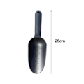Pikkukuva 5 / 5: Maan kaivamiseen sopiva kauha, kestävä kahva, mukava ergonomia, mitta-asteikko, helpottaa maan irrottaminen, muovia Black 25cm