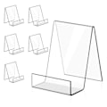 Miniatyrbillede 1 af 5: 6-pak Akryl Bogestativ Klar Akryl Display Easel Holder til Visning af Album, Bøger, Musik She