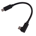 Miniatyrbillede 1 af 5: 1-pak 100W USB-C til USB-C kabel Type C til Type C opladningsledning 15cm/30cm Elbow 15cm