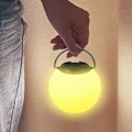 Pikkukuva 1 / 4: LED-telttavalaisin USB Ladattava telttalyhty Yölamppu Ulkokalastusjuhliin Round 1200mah