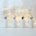 Miniatyrbilde 4 av 5: 4 stk Halloween-dekorasjoner for barn, bærbare gresskarlykter
