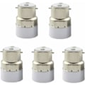 Miniatyrbilde 1 av 4: 5-pak B22 til E14 lyspæreadapter B22 sokkeladapter til standard E14 adapter lampeholder