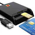 Miniatyrbild 2 av 5: Smart Card Reader DOD Militär USB Common Access CAC, Kompatibel med Windows, Mac OS och Linux