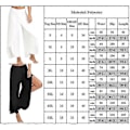 Miniatyrbillede 2 af 5: Yoga Bukser til Kvinder Hippie Flowy Slids Bukser Harem Palazzo Yoga Split Bukser Løse Brede Ben Plus Størrelse Multi-farve Valgfri Wine Red 4XL