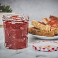 Miniatyrbillede 4 af 6: Glas syltetøjsglas | Sæt med 12 | Bred mund 380 ml glasbeholderkrukker lufttætte sylteglas | Hjemmelavet syltetøj, marmelade og chutneykrukke