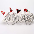 Miniatyrbilde 3 av 7: 8 stk. Mini Julehatt Hårklips Julehatt Hodebånd Glitter Nissehue Hårklips Hodeplagg Hodebånd Nissehue for Barn Voksne Julenissen