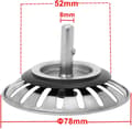 Miniatyrbillede 4 af 7: Aftræksfilter, rustfrit stål, diameter 78 mm