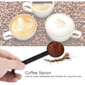 Miniatyrbilde 3 av 9: 2-i-1 kaffeskje, gjenbrukbar måleskje med espressopresser 1,77 x 1,96 x 5,90 tommer