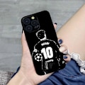 Miniatyrbild 3 av 3: Messi No. 10 Mobilskal iPhone-skal för de flesta iPhone-modeller For IPhone12Mini