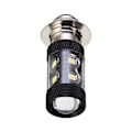 Pikkukuva 5 / 5: Erittäin Kirkas P15d H6m Led Moottoripyörän Ajovalopolttimo Kauko-/lähivalo 360 Valkoinen Hehku 6500k 12v Plug And Play - 2kpl H504