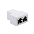 Pikkukuva 1 / 3: 1st Cat6 RJ45 8p8c -liitin kaksois-RJ45-jakajaan Verkko Ethernet -laastarijohdon sovitin