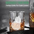 Miniatyrbild 2 av 7: Ice Cat Isbitsform - 3D Kattformade formar för Whiskey Bourbon, 4-håls stora roliga formar