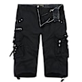 Miniatyrbilde 1 av 3: Mystdiy Herre Utendørs Casual Cargo Shorts Black 30