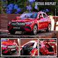 Pikkukuva 5 / 5: 1:32 GLC400 SUV GLC Metalliseosautomalli Ääni- ja valoominaisuuksilla Vedettävä Lasten Lelu Keräilyesineet Syntymäpäivälahja Leluautot Red