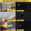 Miniatyrbilde 4 av 5: 150*200cm blackout stoff solbeskyttelse solbeskyttelse 100% blackout termisk belegg film