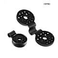 Miniatyrbilde 1 av 4: 100 stk Skygge Nett Festespenner Hage Solskygge Nett Plastklemmer For Utendørs Camping Reise Black 10PCS