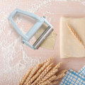 Miniatyrbillede 6 af 7: Kagerulle med tykkelsesringe, kagerulle i rustfrit stål med håndtag, kagerulle til bagning, justerbar kagerulle