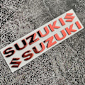 Pikkukuva 5 / 5: Suzuki-tarra 3D Tankin Tarrasarja Logo Kultainen Tunnus Red Small
