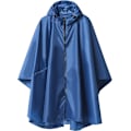 Miniatyrbillede 1 af 5: Regnfrakke til voksne, vandtæt udendørs hætte, poncho vandtæt til kvinder med lynlås, festivalponchoer vandtæt lang, vandtætte kapper plusstørrelse Deep Blue