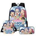K-Pop Demon Hunter Ryggsäck med Lunchlåda & Pennfodral för Skolan-FA- 3PKKH025 3PKKH025